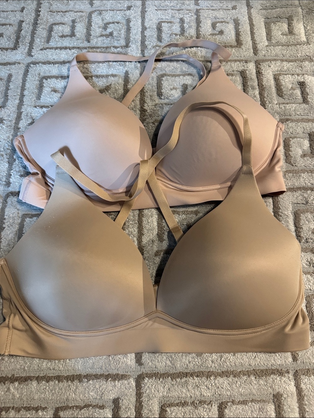 Soma Smooth Nude T-Shirt Bras Duo - Beige & Light Nude